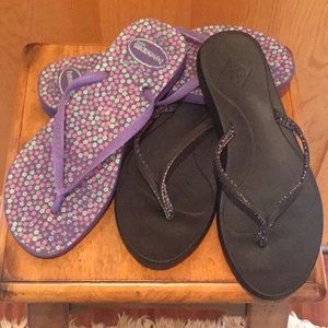 Spring Break Flip-Flops - 2 Pairs